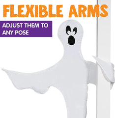 2Pcs Tree Wrap Decoration Ghost 53in