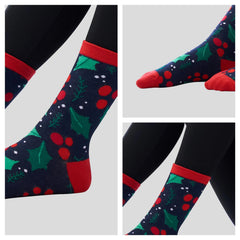6-Pack Winter Christmas Socks for Men and Women - Warm, Soft Novelty Crew Socks