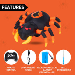 4FT Halloween Inflatable Spider with Remote Control