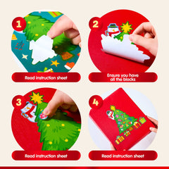 48 Christmas Sticker Sheets for Kids' Crafts