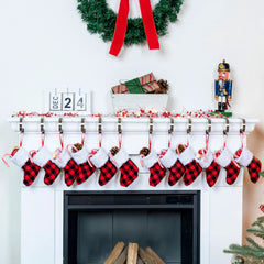 24 PCS 5 Inch Mini Christmas Stockings