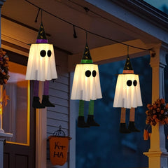 23.6" 3PCS Halloween Hanging Ghost Decorations for Outdoor Use
