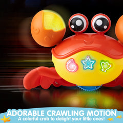 Play-Act Crawling Crab Baby Toy