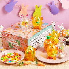 12-Pack Easter Candy-Filled Egg Shell Carrots