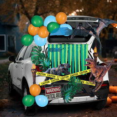 Halloween Dinosaur Park Theme Car Sticker Kit Trunk or Treat Decorations