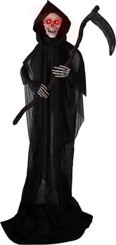64.5in Animated Grim Reaper Halloween Decoration