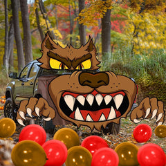 Spooky Werewolf Trunk or Treat Car Decorations Kit for Halloween