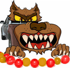 Spooky Werewolf Trunk or Treat Car Decorations Kit for Halloween