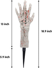 13-Inch White Zombie Arm Stakes