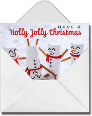 72 Warm Winter Greeting Cards with Envelopes