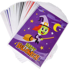 Halloween Character Plastic Candy Bags, 72 Pack