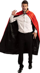 Adult Unisex Vampire Costume Set with Cape and Tattoo Scar