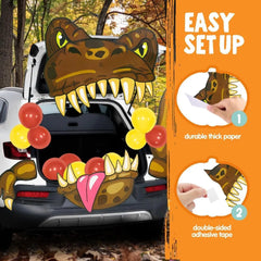 Halloween Dinosaur Trunk-or-Treat Car Decorations Kit