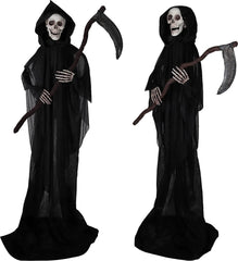 64.5in Animated Grim Reaper Halloween Decoration