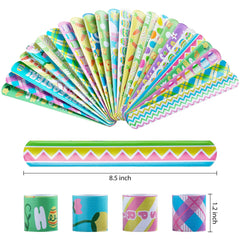 72-Pack Easter Slap Bracelets