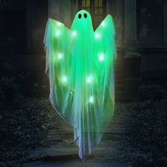 47-Inch Halloween Hanging Light-Up Ghost