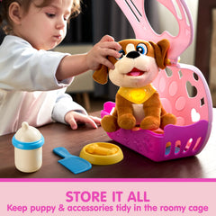 Play Puppy Toy with Carrier & Accessories for Toddlers