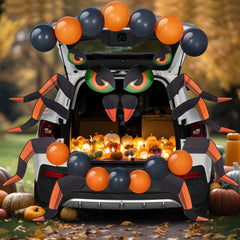 Spider Design Halloween Trunk or Treat Car Decorations Kit for SUV