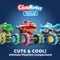 3-Pack Monster Truck Toy: Motion-Activated Light-Up Cars for Toddlers