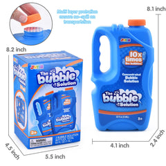 32 oz Bubble Solution Concentrated, 2-Pack Blue