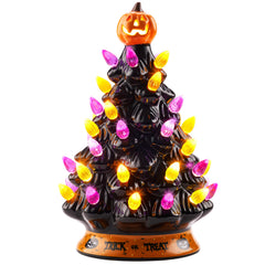 8.5-Inch Halloween Ceramic Tree