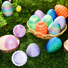 12 PCS 3D Printed Dragon Easter Empty Eggs