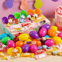 24 Pack Easter Candy-Filled Plastic Eggs