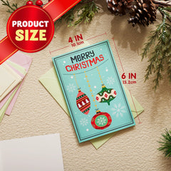 24 Pack Christmas Cards with Envelopes and Stickers
