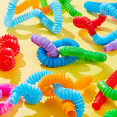 36-Pack Pop Tubes Toy, 9 Colors