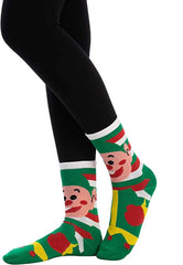 12-Pack Soft Cotton Christmas Socks Set