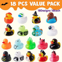 Halloween Rubber Duckies - 18 Pack