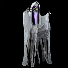 43in Ghost Girl with Light-up Head