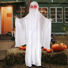 68-Inch Animated Ghost with Skeleton Hands