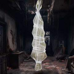 72-Inch Hanging Cocoon Corpse for Halloween Outdoor Decoration