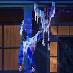 Joyin 2 Pcs 47in Halloween Climbing Zombies Wall Decoration