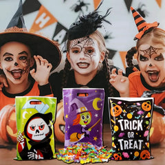 Halloween Character Plastic Candy Bags, 72 Pack