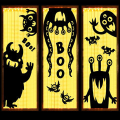 Halloween Window Clings - Monster