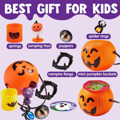 Prepack Novelty Toy Set with Pumpkin Bucket