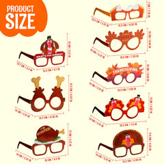JOYIN Thanksgiving Glass Frames (24 Pack)