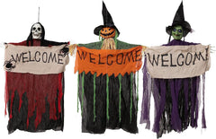 Hanging Decor with Welcome Banner