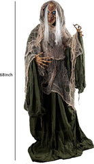 68in Standing Animated Witch Decoration