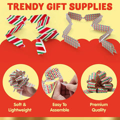 24 Pieces Christmas Gift Wrapping Ribbon