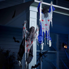 Joyin 2 Pcs 47in Halloween Climbing Zombies Wall Decoration
