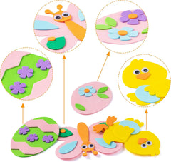 JOYIN 24-Pack Easter Egg Magnet Craft Set
