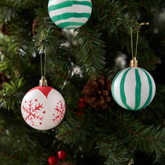 24 Pack Blank White Christmas Ball Ornaments
