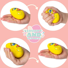 JOYIN 12 Pack Easter Eggs Squishy Toys Animal Theme Slow Rising Stress Relief Egg Balls