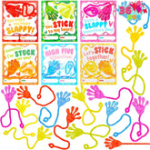 36 Packs Valentines Day Sticky Hands with Card