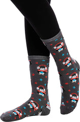 12 Pairs Christmas Holiday Crew Socks