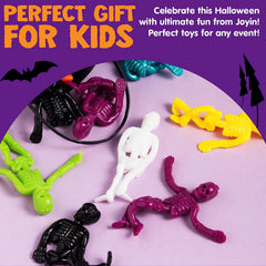108-Pack Halloween Stretchy Skeletons