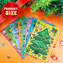 36 Pcs Christmas Tree Stickers - Make Your Own Xmas Stocking Stuffers